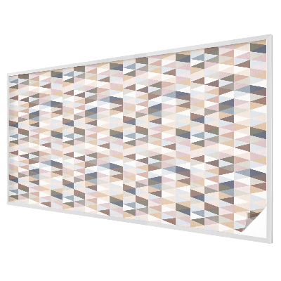 Witraż przyklejany na okno folia matowa Pastelowa symetria