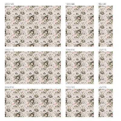 Naklejka witraż na szybę mleczna Kwiatowe piękno