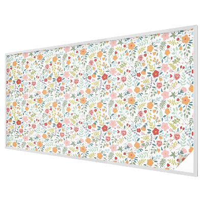 Folia okienna dekoracyjna witraż Kwiatowy wzór