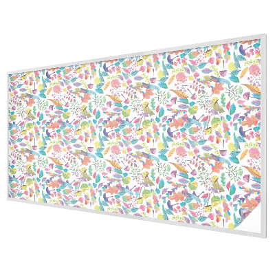 Folia mleczna na okno wzór witraż Barwna kompozycja