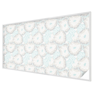 Witraż przyklejany na okno folia matowa Delikatne pióra