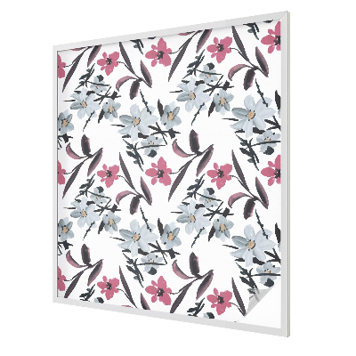 Folia okienna dekoracyjna witraż Kwiatowy wzór