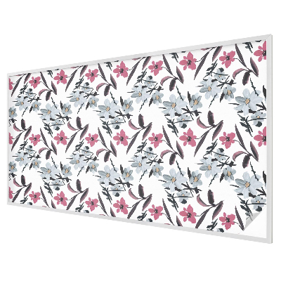 Folia okienna dekoracyjna witraż Kwiatowy wzór