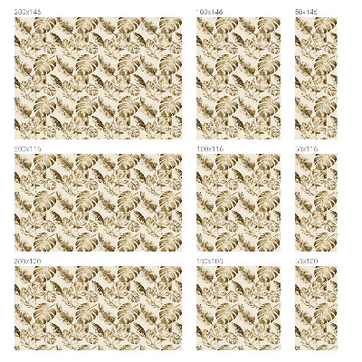 Witraż przyklejany na okno folia matowa Tropikalne rośliny