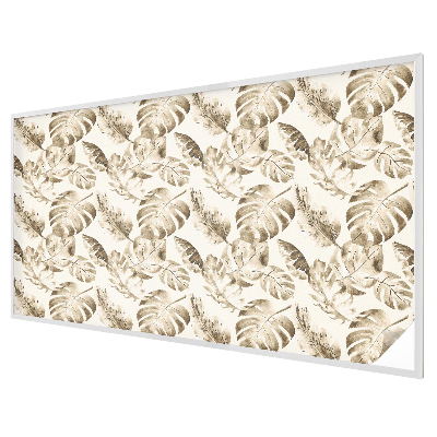 Witraż przyklejany na okno folia matowa Tropikalne rośliny