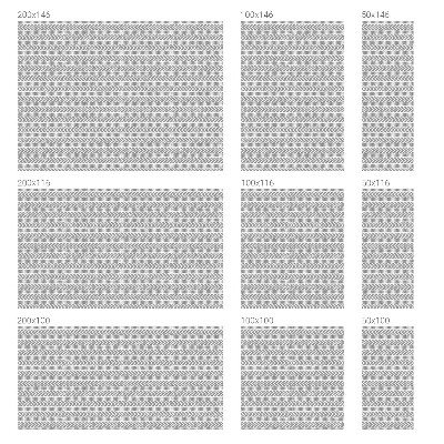 Witraż przyklejany na okno folia matowa Geometryczne pasy