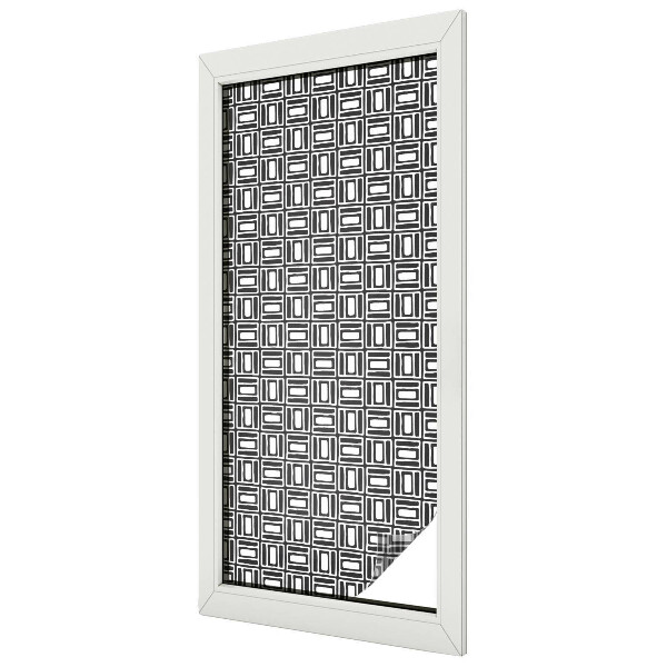 Folia okienna dekoracyjna witraż Energetyczny wzór