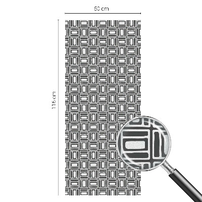 Folia okienna dekoracyjna witraż Energetyczny wzór