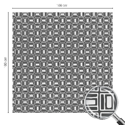 Folia okienna dekoracyjna witraż Energetyczny wzór