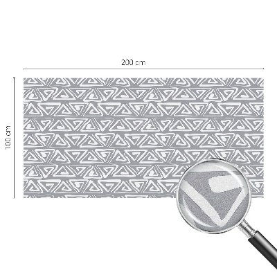 Folia mleczna na okno wzór witraż Geometryczny minimalizm