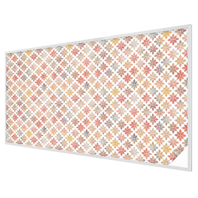 Naklejka witraż na szybę mleczna Kwiatowe piękno