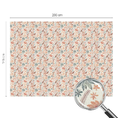 Folia okienna dekoracyjna witraż Kwiatowa kompozycja