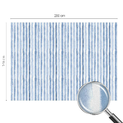 Witraż przyklejany na okno folia matowa Błękitne pasy