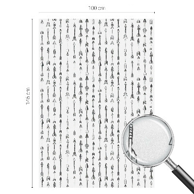 Naklejka witraż na szybę mleczna Geometryczne strzały