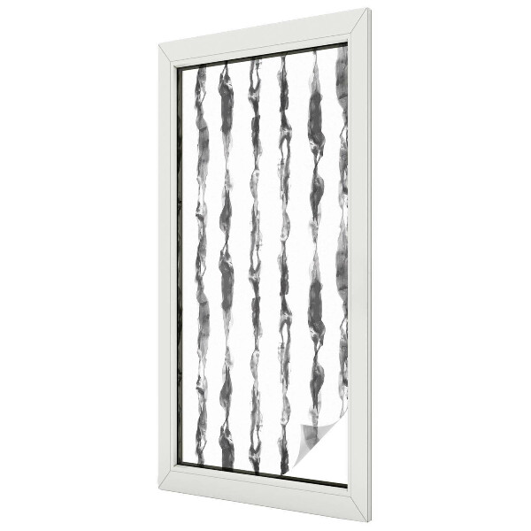 Folia mleczna na okno wzór witraż Abstrakcyjne linie