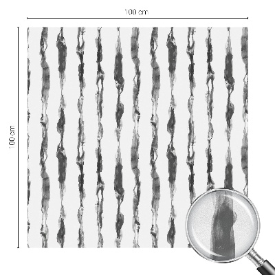 Folia mleczna na okno wzór witraż Abstrakcyjne linie