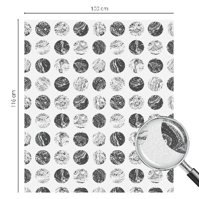 Witraż przyklejany na okno folia matowa Marmurowa elegancja