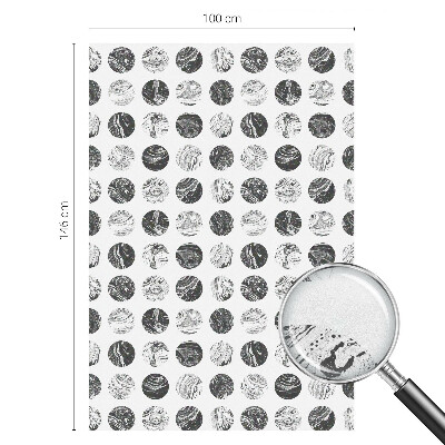 Witraż przyklejany na okno folia matowa Marmurowa elegancja