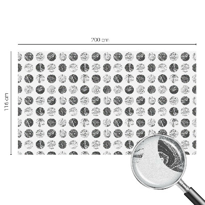 Witraż przyklejany na okno folia matowa Marmurowa elegancja