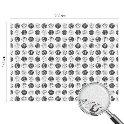 Witraż przyklejany na okno folia matowa Marmurowa elegancja