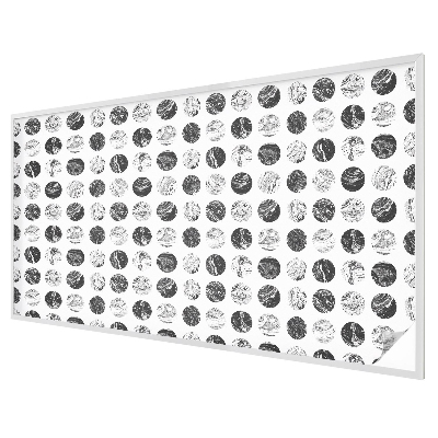 Witraż przyklejany na okno folia matowa Marmurowa elegancja