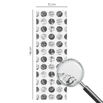 Witraż przyklejany na okno folia matowa Marmurowa elegancja