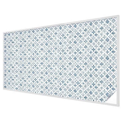 Naklejka witraż na szybę mleczna Kwiatowy ornament