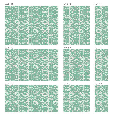 Witraż przyklejany na okno folia matowa Harmonijna struktura