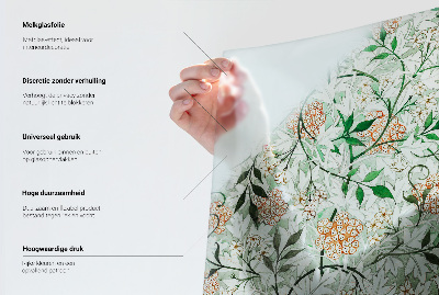 Witraż przyklejany na okno folia matowa Harmonijna struktura