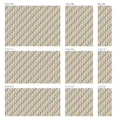 Folia okienna dekoracyjna witraż Geometryczne romby