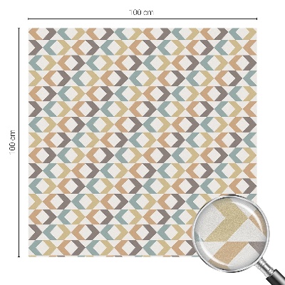 Folia okienna dekoracyjna witraż Geometryczne romby