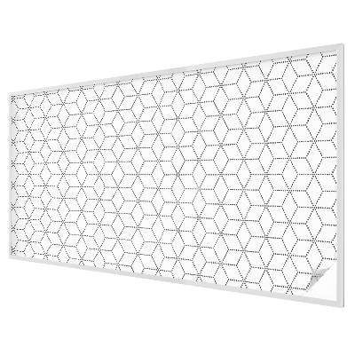 Folia mleczna na okno wzór witraż Kropkowane romby