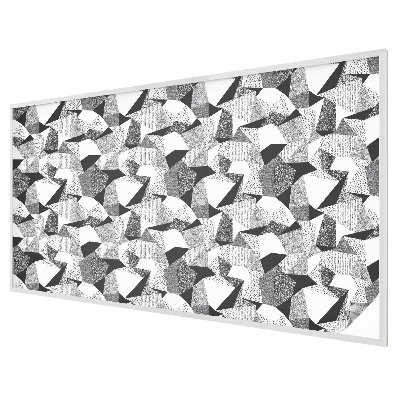 Witraż przyklejany na okno folia matowa Geometryczne figury