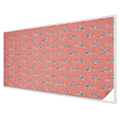 Naklejka witraż na szybę mleczna Zebra motyw