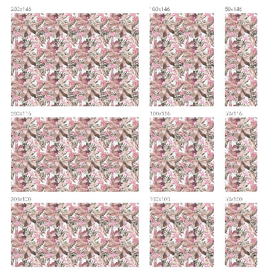 Witraż przyklejany na okno folia matowa Pastelowe kwiaty