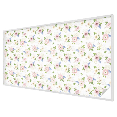 Folia okienna dekoracyjna witraż Kwiatowy wzór