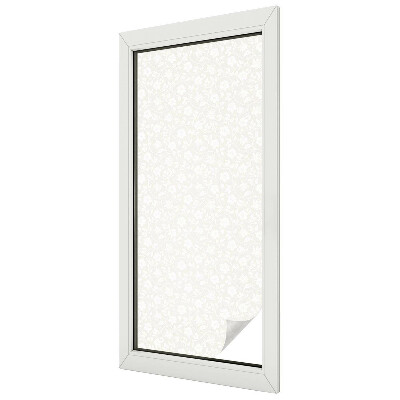 Witraż przyklejany na okno folia matowa Kwiatowy wzór