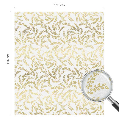 Witraż przyklejany na okno folia matowa Roślinny wzór