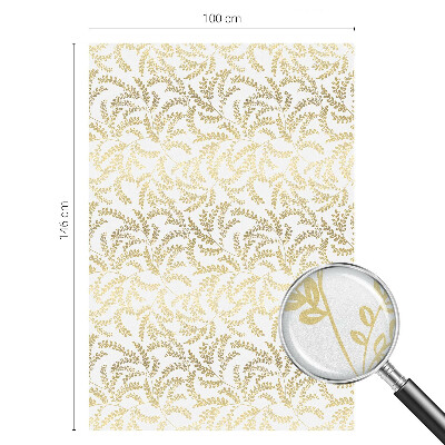 Witraż przyklejany na okno folia matowa Roślinny wzór