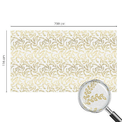 Witraż przyklejany na okno folia matowa Roślinny wzór