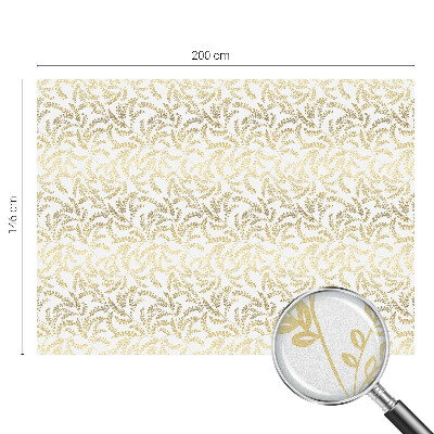 Witraż przyklejany na okno folia matowa Roślinny wzór