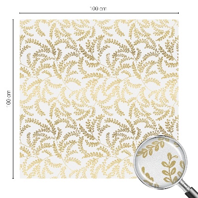 Witraż przyklejany na okno folia matowa Roślinny wzór