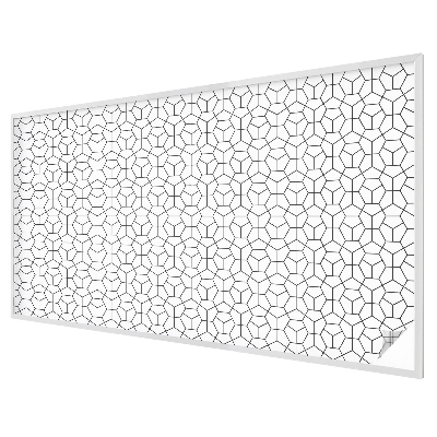 Folia okienna dekoracyjna witraż Geometryczne kostki