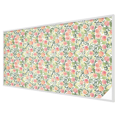 Folia mleczna na okno wzór witraż Owocowy wzór