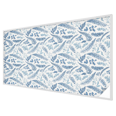 Naklejka witraż na szybę mleczna Botaniczny wzór