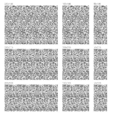 Folia okienna dekoracyjna witraż Linie drewna