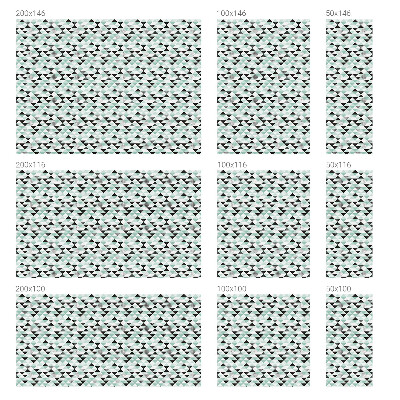 Naklejka witraż na szybę mleczna Trójkątne wzory