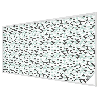 Naklejka witraż na szybę mleczna Trójkątne wzory