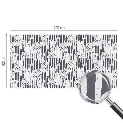 Folia okienna dekoracyjna witraż Pasy i kropki