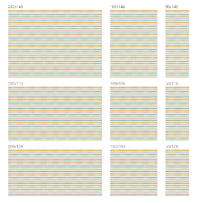 Witraż przyklejany na okno folia matowa Pastelowe paski